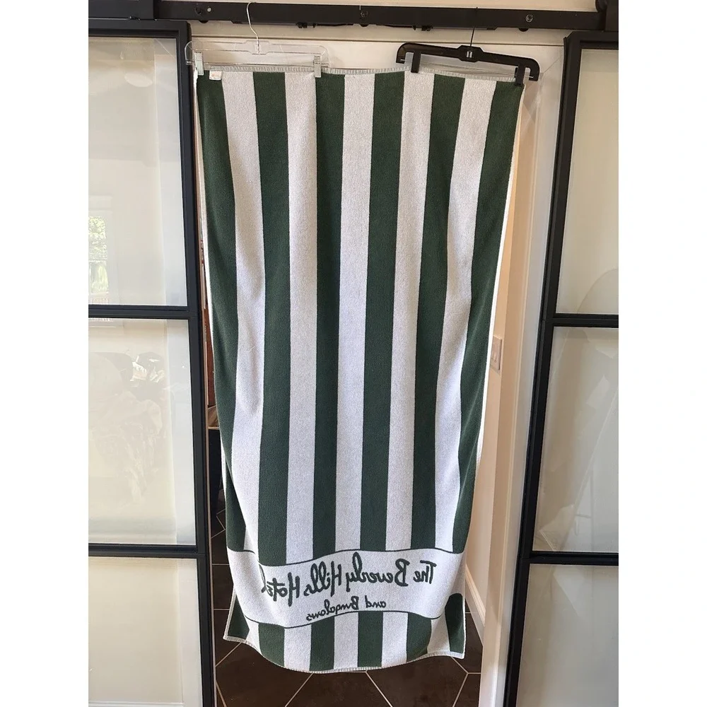 RARE Vintage The Beverly Hills Hotel and Bungalows Beach Towel Vintage Large 66